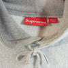 Supreme シュプリーム 15SS Classic Logo Hooded Sweatshirt ロゴ スウェット グレー系 S【中古】