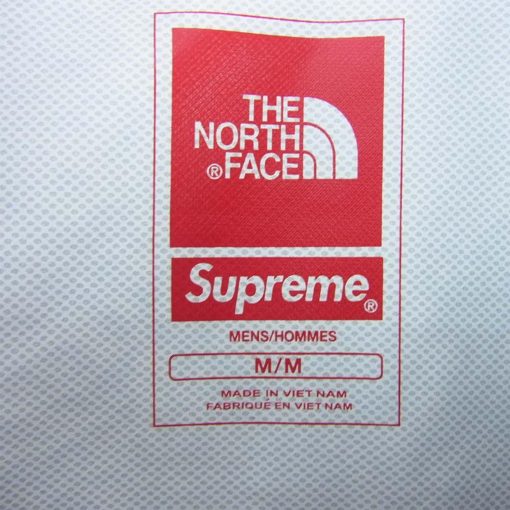 Supreme シュプリーム 18SS × ノースフェイス THE NORTH FACE Snakeskin Taped Seam Coaches Jacket スネーク総柄テープドシームコーチ ブラック系 ホワイト系 M【美品】【中古】