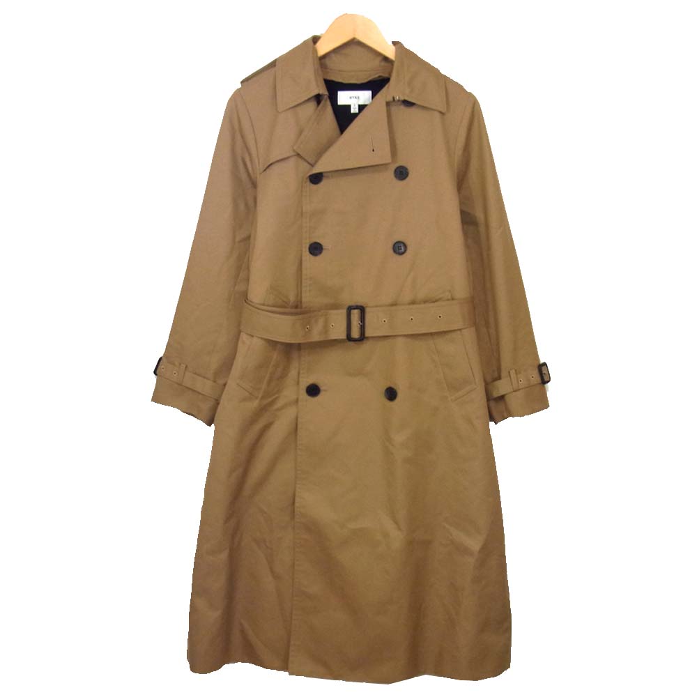 HYKE ハイク 17005-0901 TRENCH COAT REGULAR FIT トレンチ レギュラー フィット ライナー付き ベージュ系 2【中古】