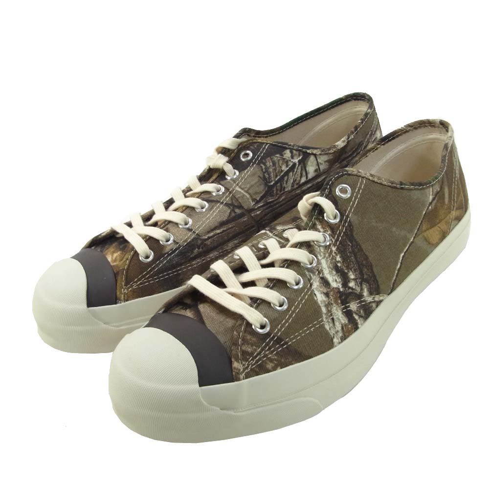 トーストフットアンドアイギア jam miru ジャム キャンバス ローカット スニーカー ブラウン系 9 1/2【新古品】【未使用】【中古】