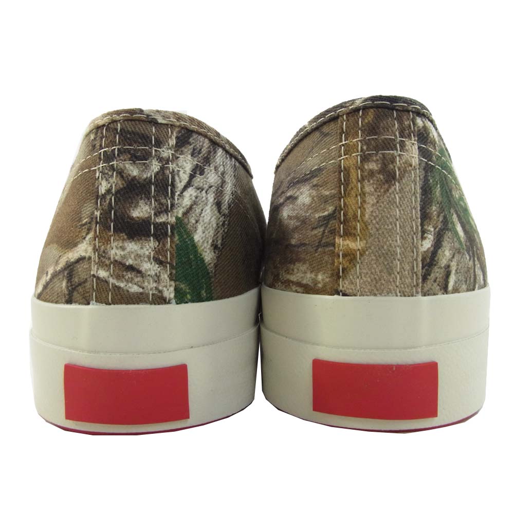 トーストフットアンドアイギア jam miru ジャム キャンバス ローカット スニーカー ブラウン系 9 1/2【新古品】【未使用】【中古】