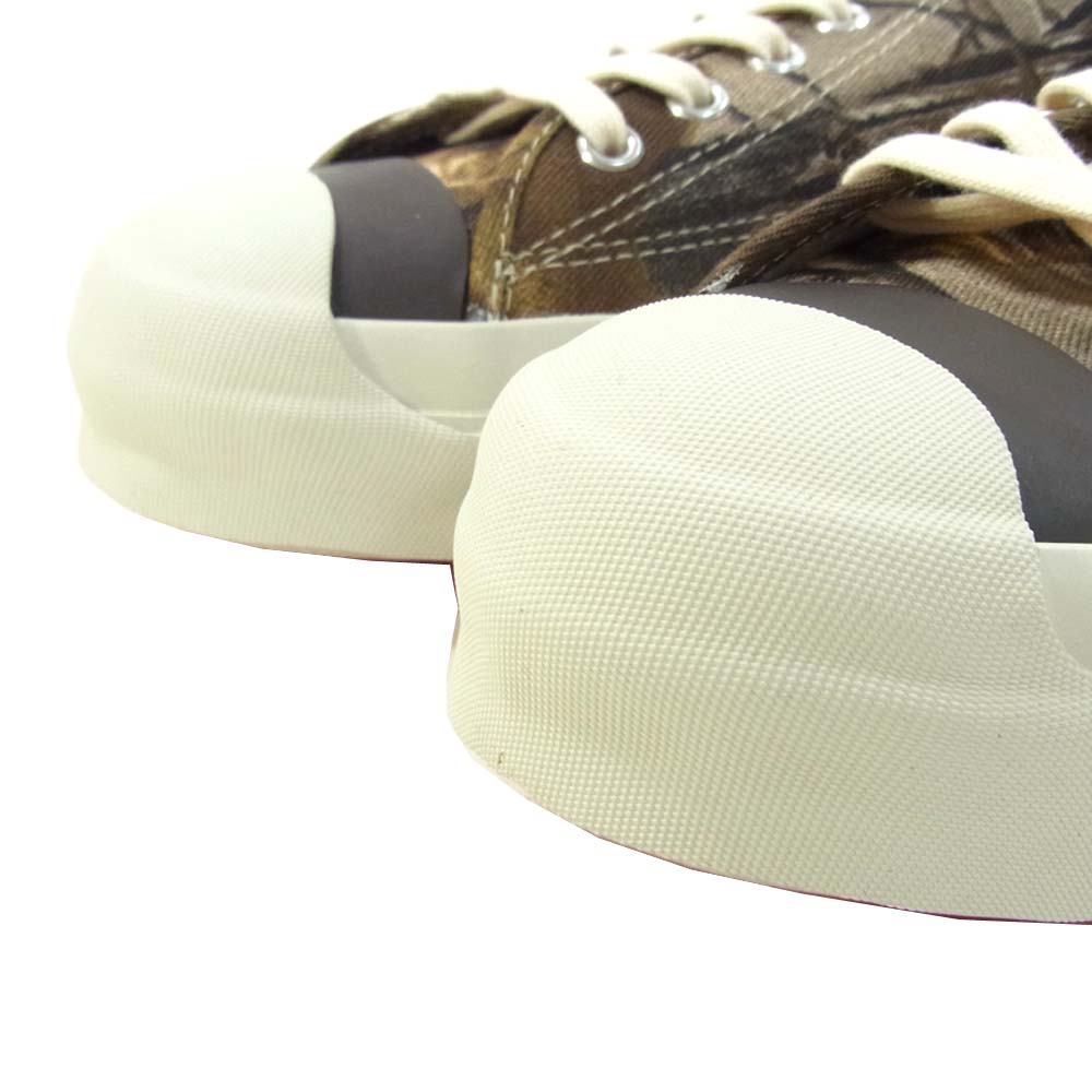 トーストフットアンドアイギア jam miru ジャム キャンバス ローカット スニーカー ブラウン系 9 1/2【新古品】【未使用】【中古】