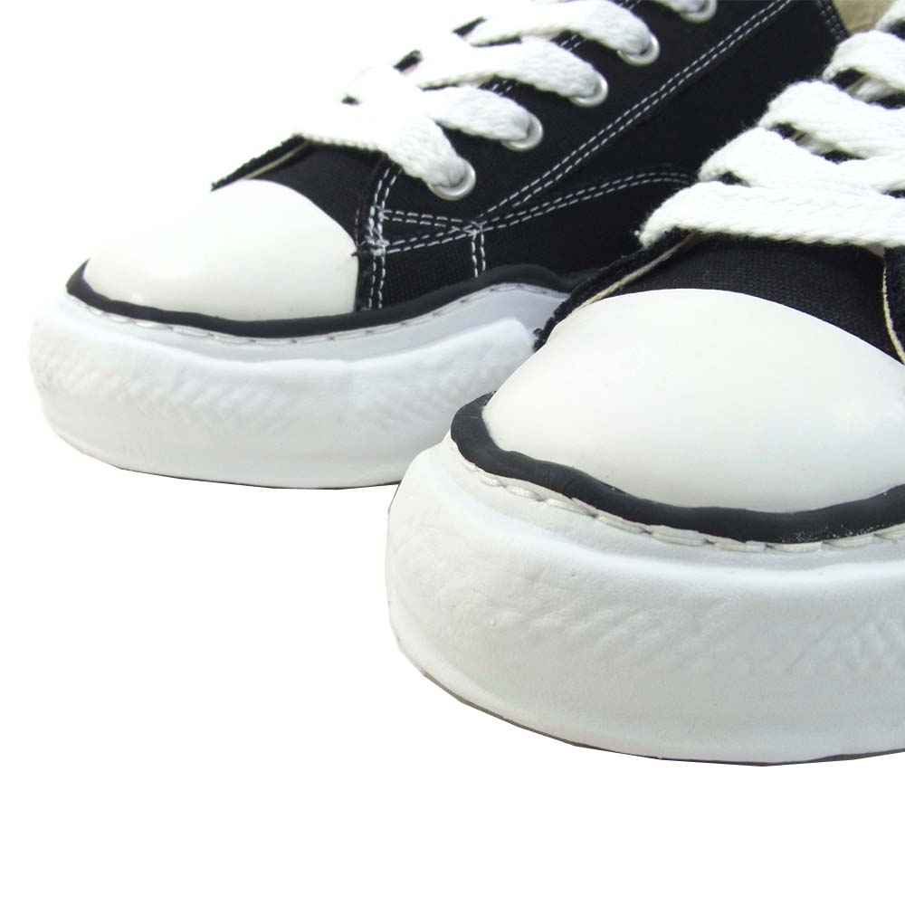 MIHARA YASUHIRO ミハラヤスヒロ A01FW702 オリジナルソール キャンバス ローカット スニーカー ブラック系 43【新古品】【未使用】【中古】