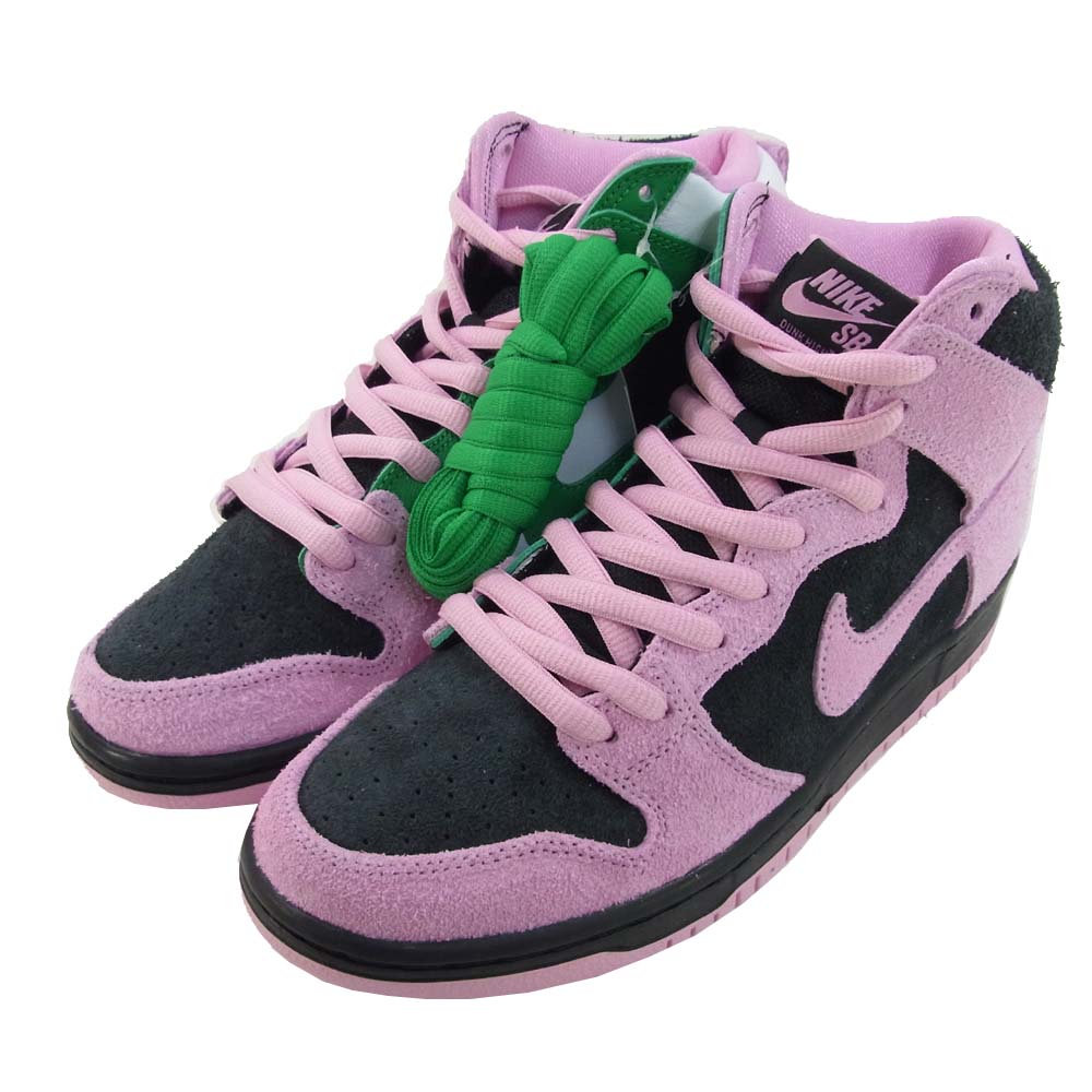 NIKE ナイキ CU7349-001 SB DUNK HIGH PRO PRM INVERT CELTICS ダンク ハイ プロ インバート セルティックス ピンク系 ブラック系 26cm【新古品】【未使用】【中古】