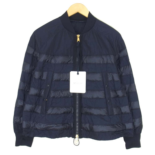 MONCLER モンクレール BRULEE ブリュレ パネル ダウン ジャケット ネイビー系 1【中古】