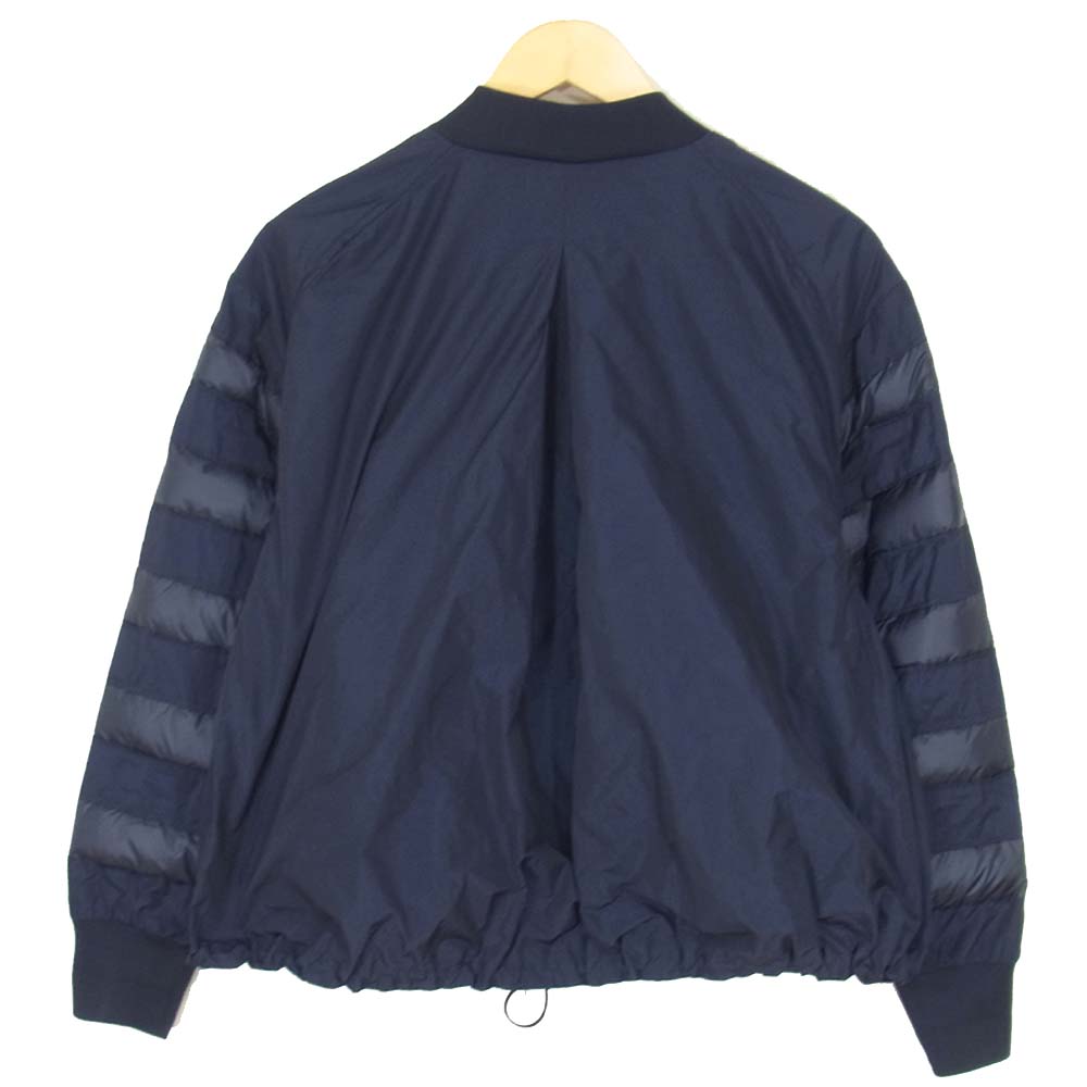 MONCLER モンクレール BRULEE ブリュレ パネル ダウン ジャケット ネイビー系 1【中古】