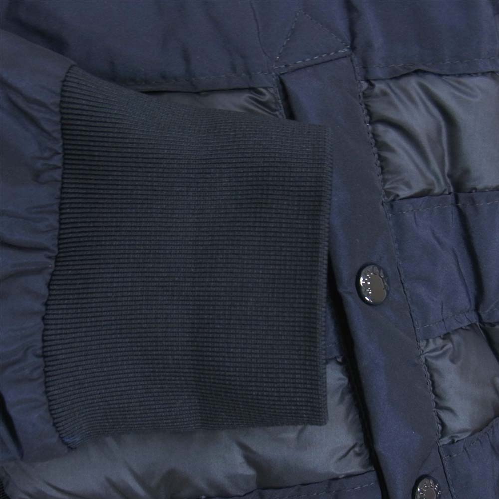 MONCLER モンクレール BRULEE ブリュレ パネル ダウン ジャケット ネイビー系 1【中古】