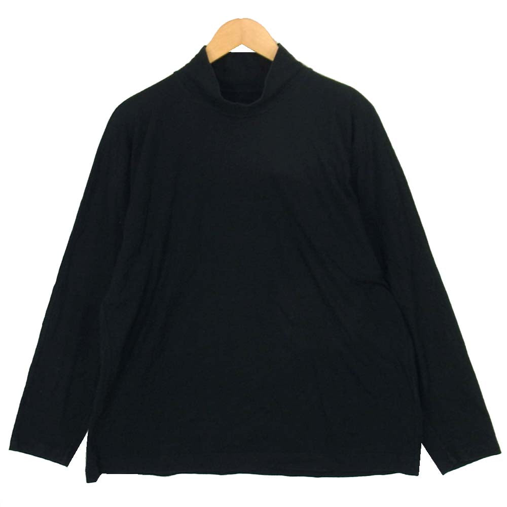 ISSEY MIYAKE イッセイミヤケ HP81JK301 HOMME PLISSE オムプリッセ モックネック ハイネック ロング スリーブ Tシャツ ブラック系 3【中古】