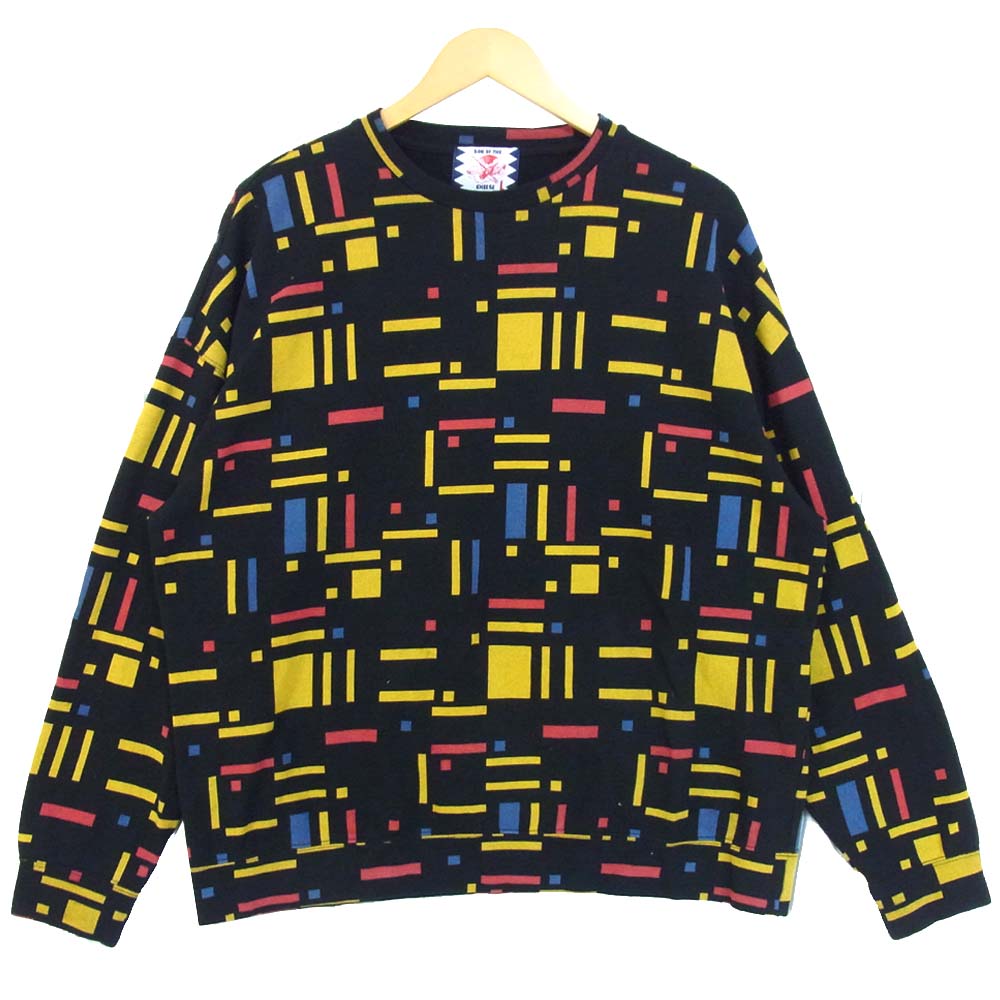 サノバチーズ SC1920-SW02 クルーネック スウェット ブラック系 L【中古】