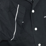 WACKO MARIA ワコマリア オープンカラー 刺繍 半袖シャツ ブラック系 M【中古】