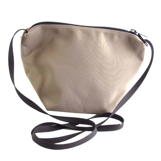 Herve Chapelier エルベ・シャプリエ GRL別注 Mini pochette ショルダー バッグ ベージュ系【美品】【中古】