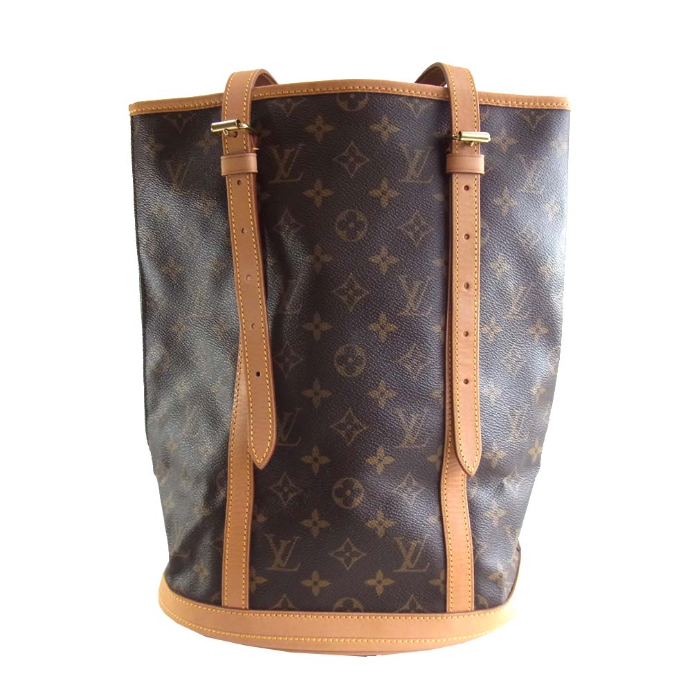 LOUIS VUITTON ルイ・ヴィトン M42238 バケットPM モノグラム ショルダー バッグ ブラウン系【中古】