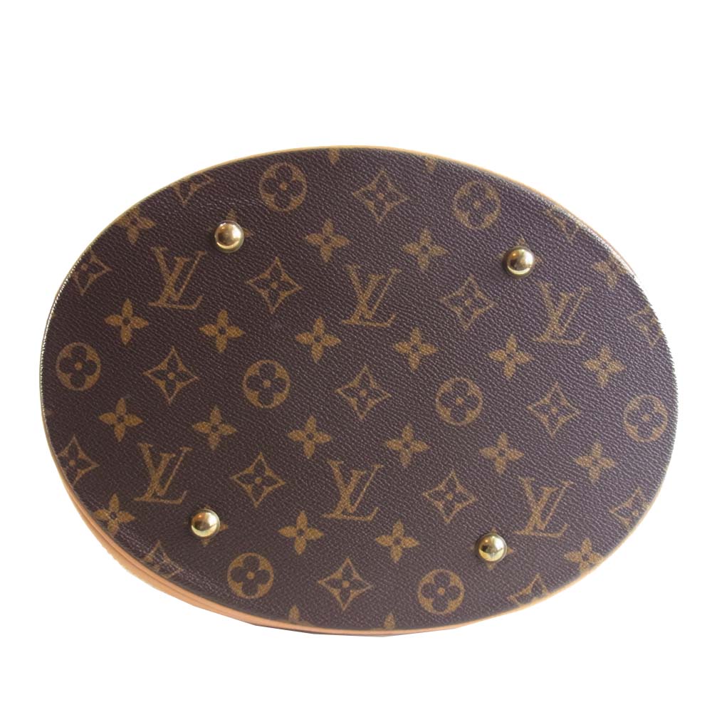 LOUIS VUITTON ルイ・ヴィトン M42238 バケットPM モノグラム ショルダー バッグ ブラウン系【中古】