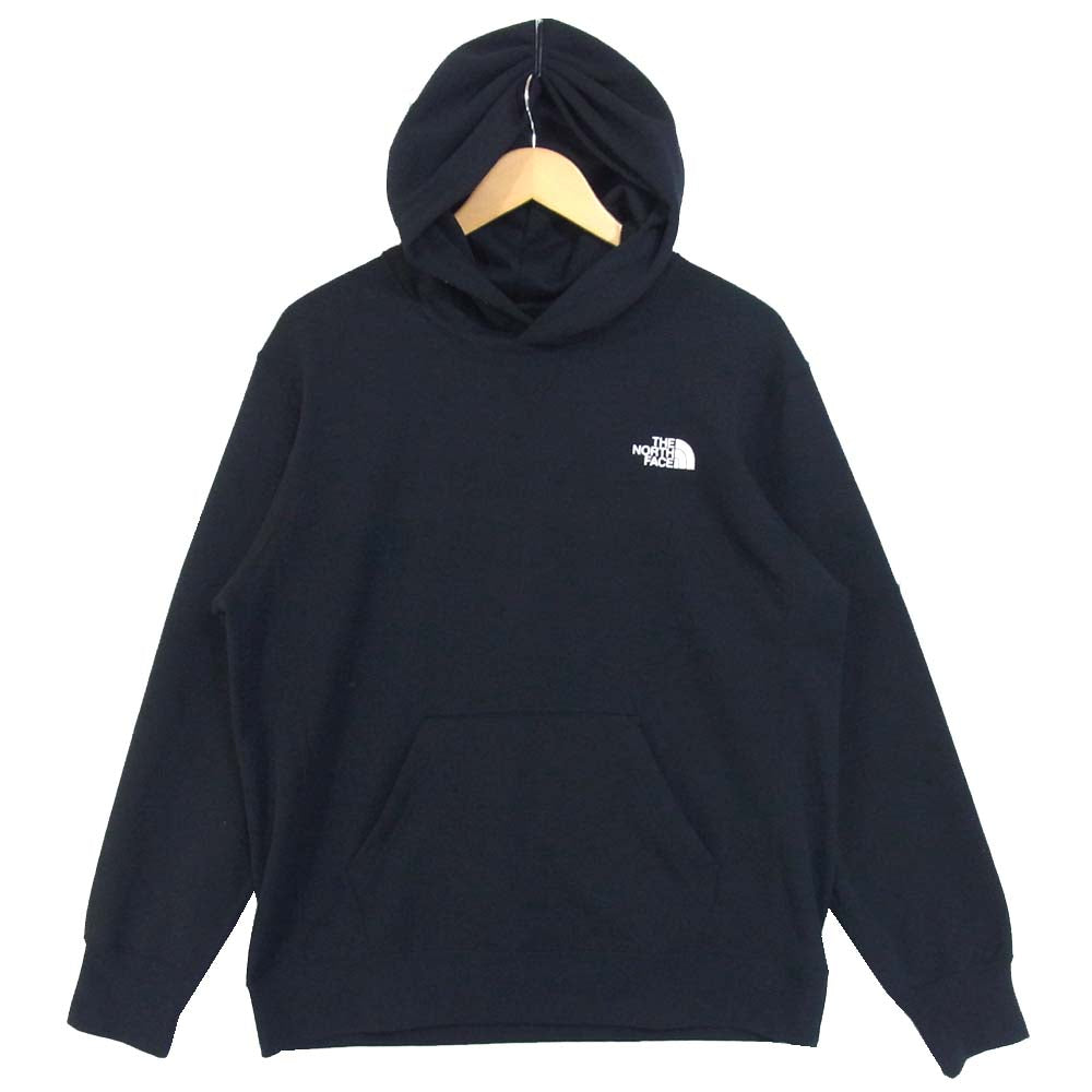 THE NORTH FACE ノースフェイス NT12034 Back Squqre Logo Hoodie バック スクエア ロゴ パーカー ダークネイビー系 XL【中古】