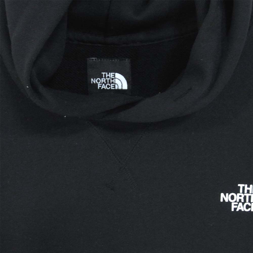 THE NORTH FACE ノースフェイス NT12034 Back Squqre Logo Hoodie バック スクエア ロゴ パーカー ダークネイビー系 XL【中古】