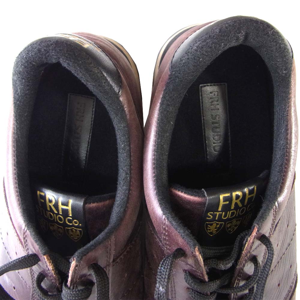 エフアールエイチ スタジオ レザー スニーカー ブラウン系 40【中古】