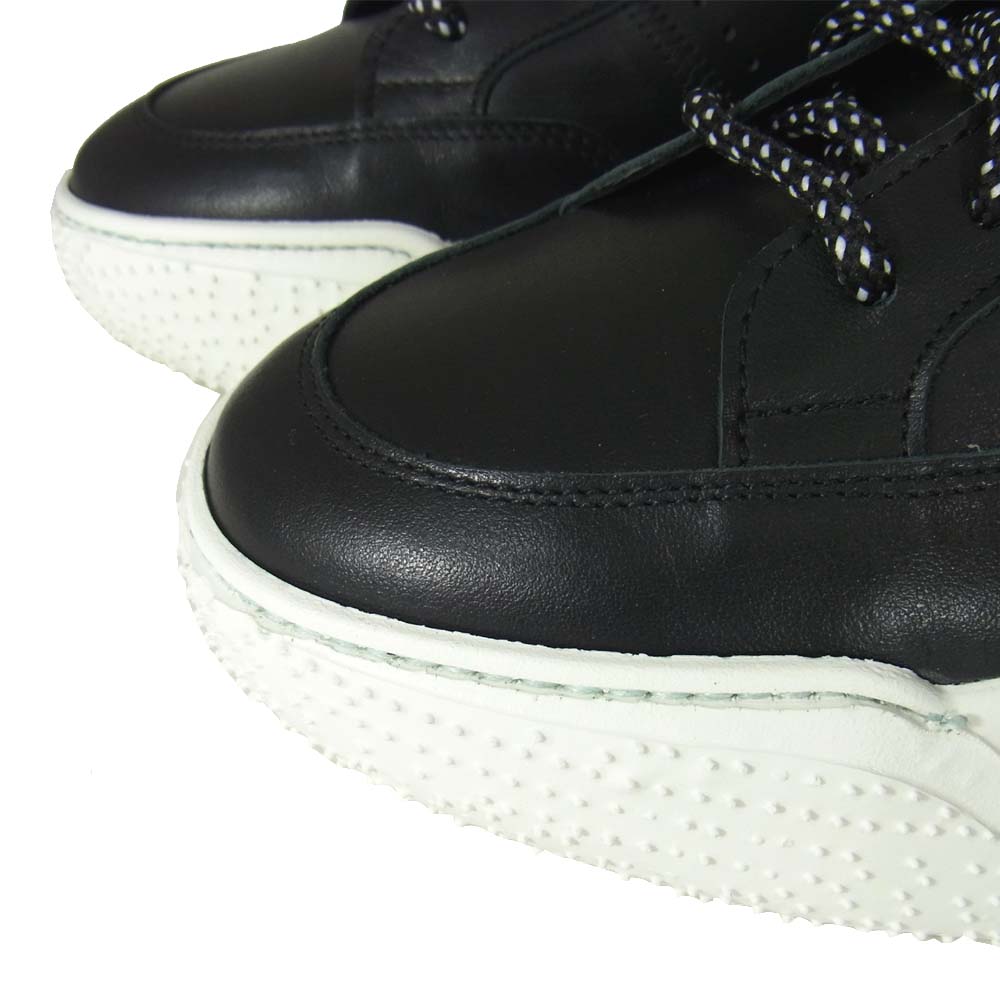 ピーエイチエー NM1-U イタリア製 レザー 厚底 ダッド スニーカー ブラック系【新古品】【未使用】【中古】