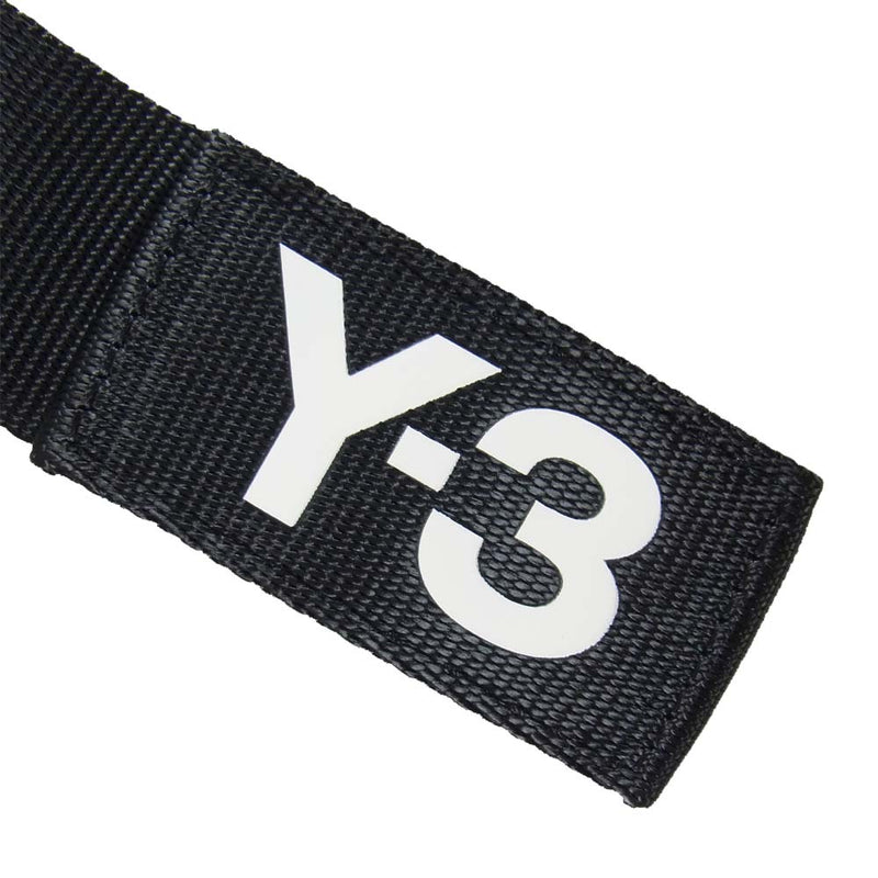 Yohji Yamamoto ヨウジヤマモト Y-3 ワイスリー GK2074 CLASSIC LOGO BELT クラシック ロゴ ベルト ブラック系【新古品】【未使用】【中古】