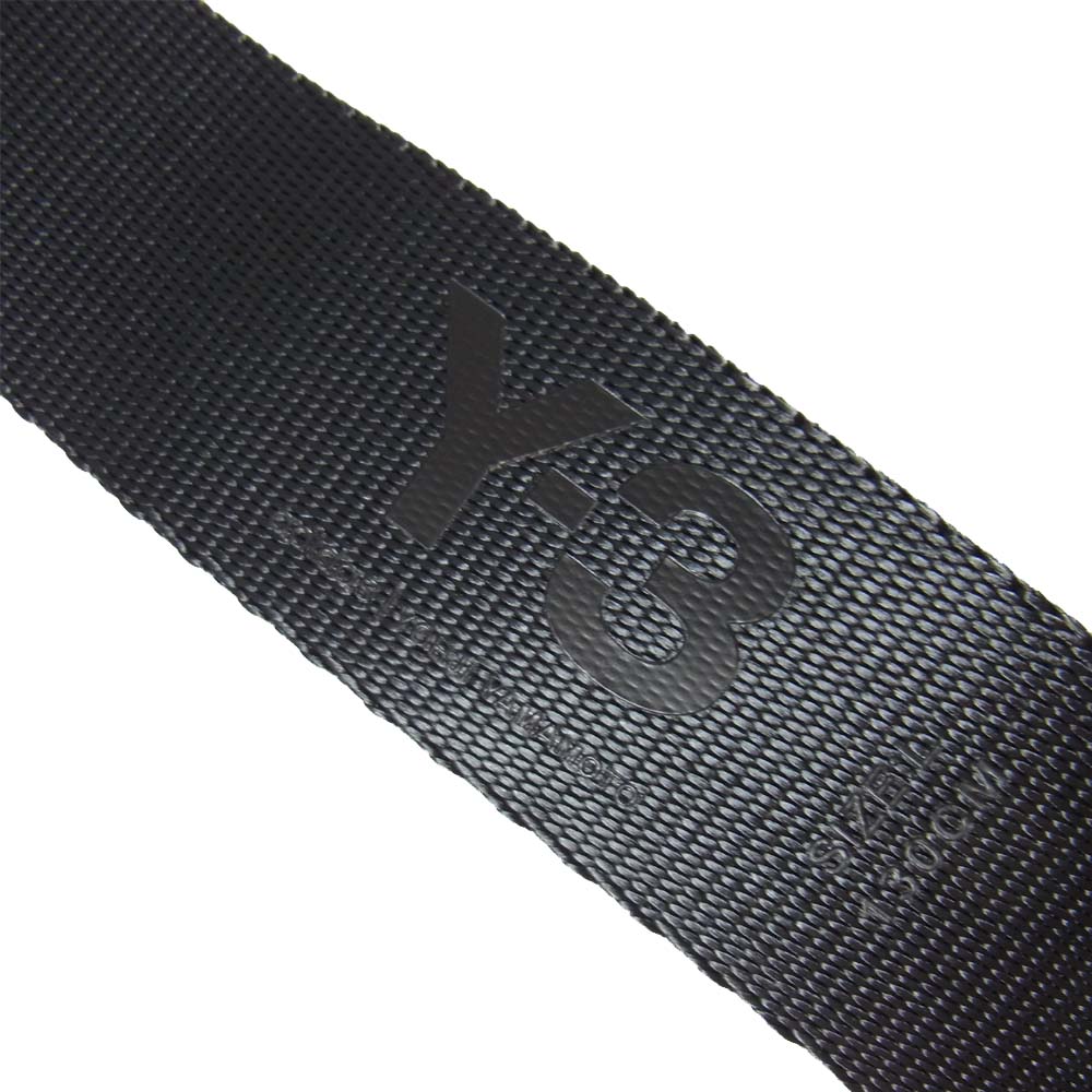 Yohji Yamamoto ヨウジヤマモト Y-3 ワイスリー GK2074 CLASSIC LOGO BELT クラシック ロゴ ベルト ブラック系【新古品】【未使用】【中古】
