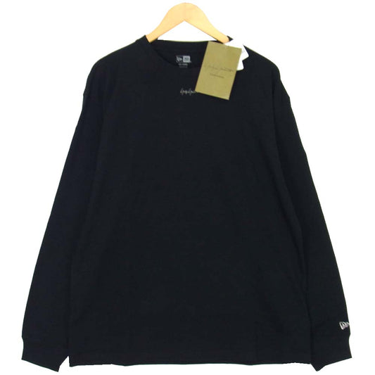 Yohji Yamamoto ヨウジヤマモト POUR HOMME プールオム HR-T95-077-1A New Era MINI LOGO L/S COTTON TEE ブラック系 6【新古品】【未使用】【中古】