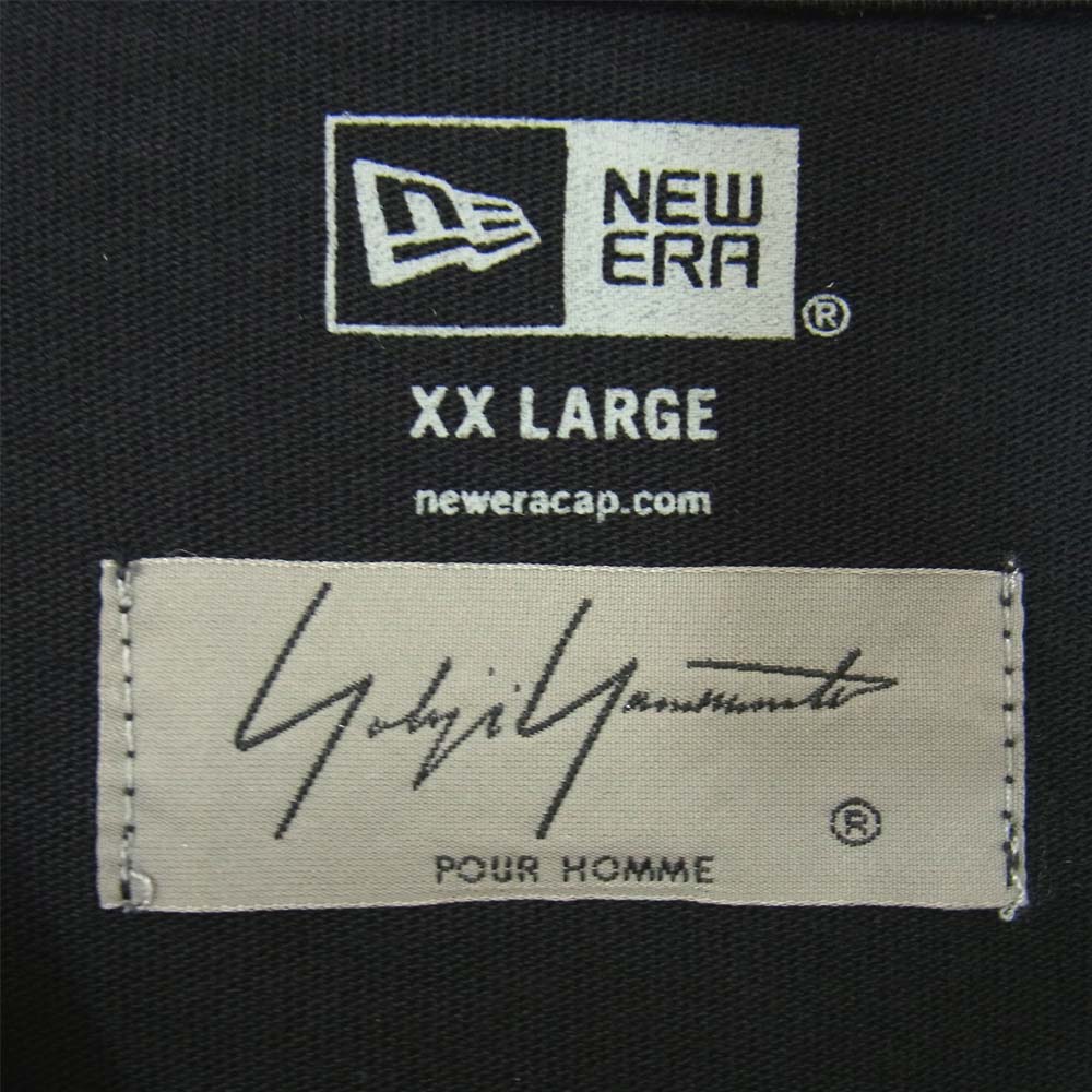 Yohji Yamamoto ヨウジヤマモト POUR HOMME プールオム HR-T95-077-1A New Era MINI LOGO L/S COTTON TEE ブラック系 6【新古品】【未使用】【中古】