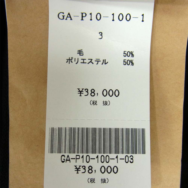 Yohji Yamamoto ヨウジヤマモト GroundY GA-P10-100 T/Wギャバジン サルエル パンツ ブラック系 3【新古品】【未使用】【中古】