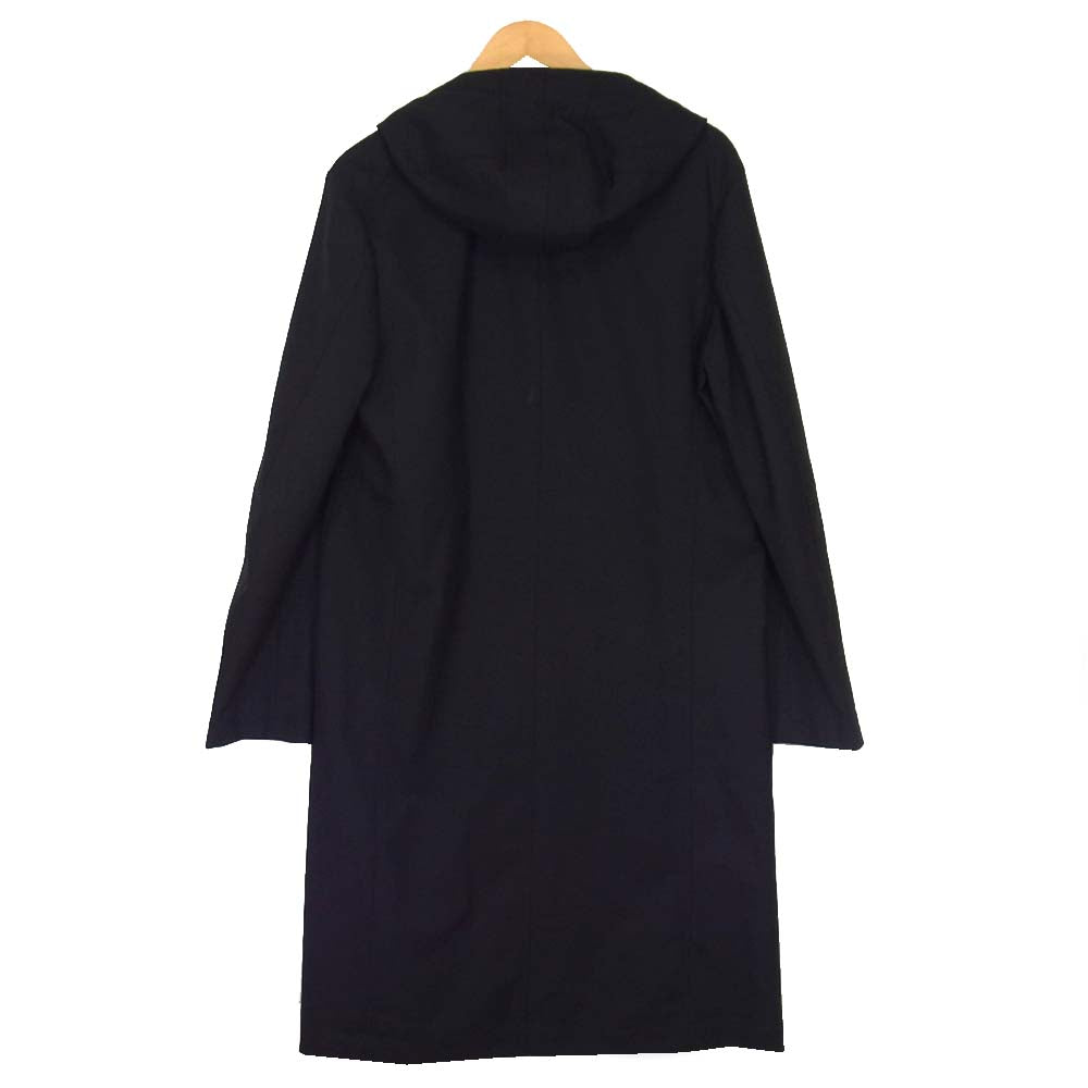Yohji Yamamoto ヨウジヤマモト GroundY GV-C03-100 T/W ギャバジン フーデッド コート ブラック系 3【新古品】【未使用】【中古】