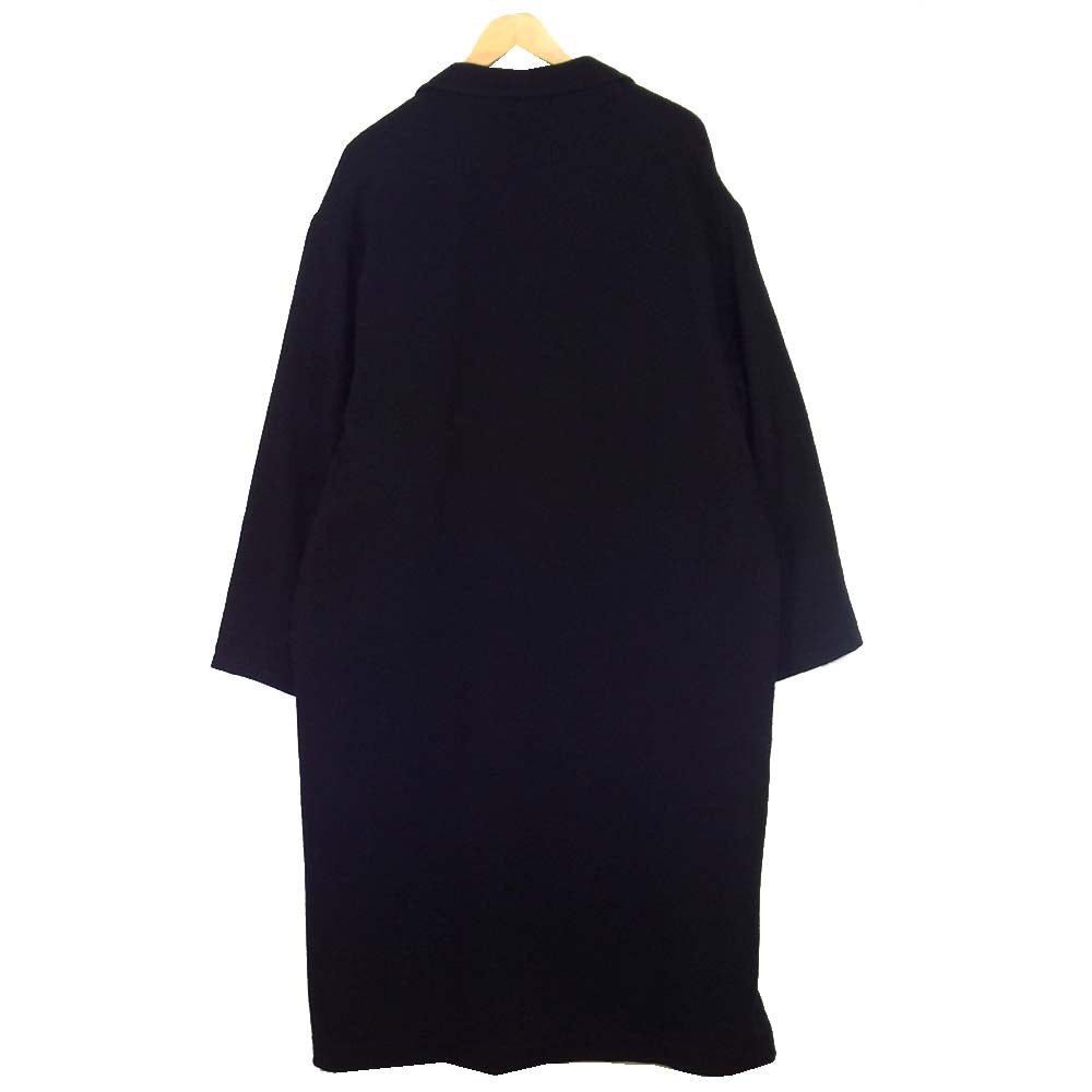 Yohji Yamamoto ヨウジヤマモト GroundY 20AW GR-J09-101 Vintage Flannel Long Big Shirt Jacket ビンテージフランネル ロングビッグ ジャケット コート ブラック系 03【新古品】【未使用】【中古】