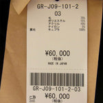 Yohji Yamamoto ヨウジヤマモト GroundY 20AW GR-J09-101 Vintage Flannel Long Big Shirt Jacket ビンテージフランネル ロングビッグ ジャケット コート ブラック系 03【新古品】【未使用】【中古】