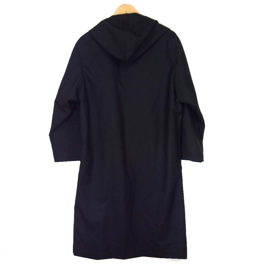 Yohji Yamamoto ヨウジヤマモト GroundY 20AW GR-J08-100 T/W Gabardine Double Long Hoodie ギャバジン ダブルロングフーディ コート ブラック系 01【新古品】【未使用】【中古】