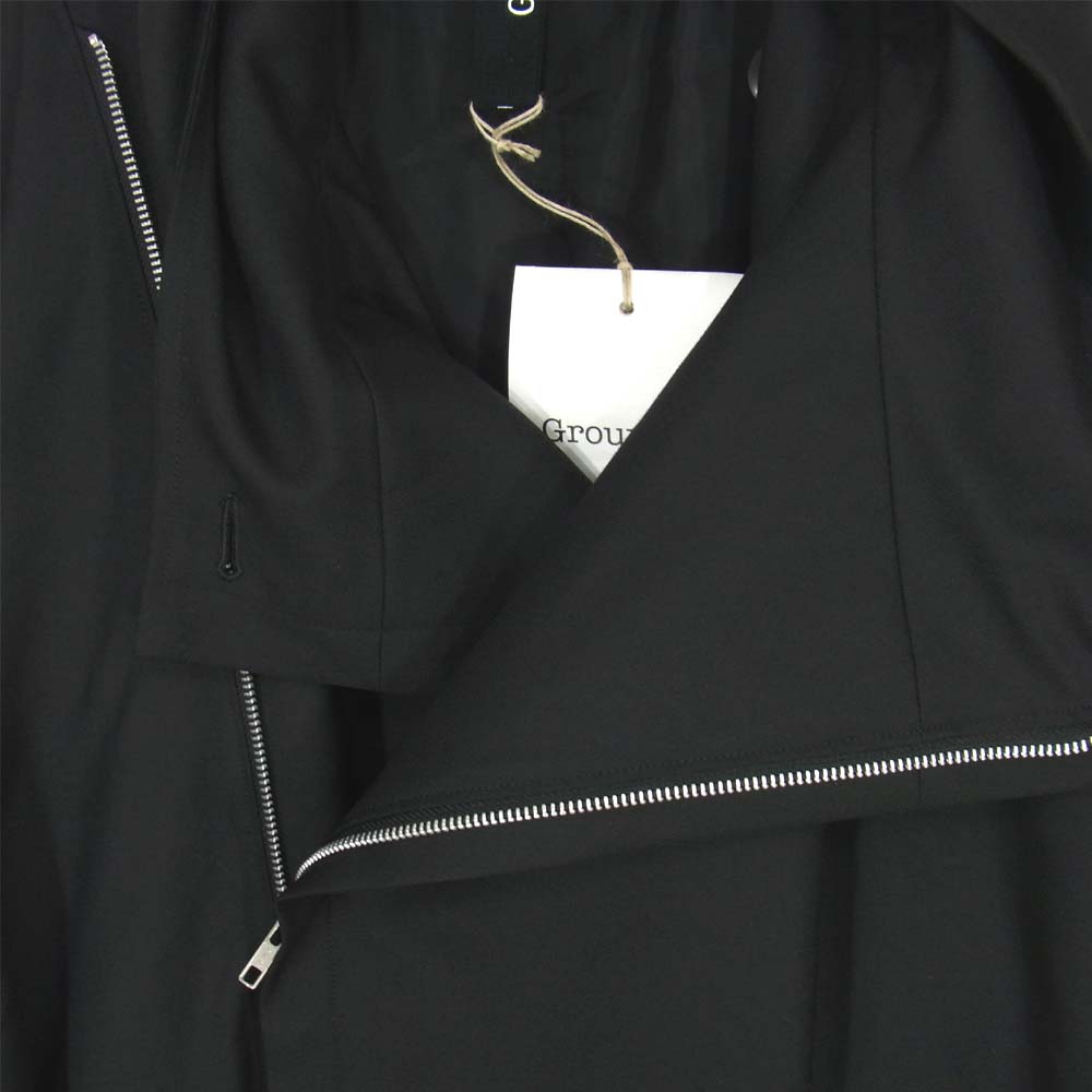 Yohji Yamamoto ヨウジヤマモト GroundY 20AW GR-J08-100 T/W Gabardine Double Long Hoodie ギャバジン ダブルロングフーディ コート ブラック系 01【新古品】【未使用】【中古】