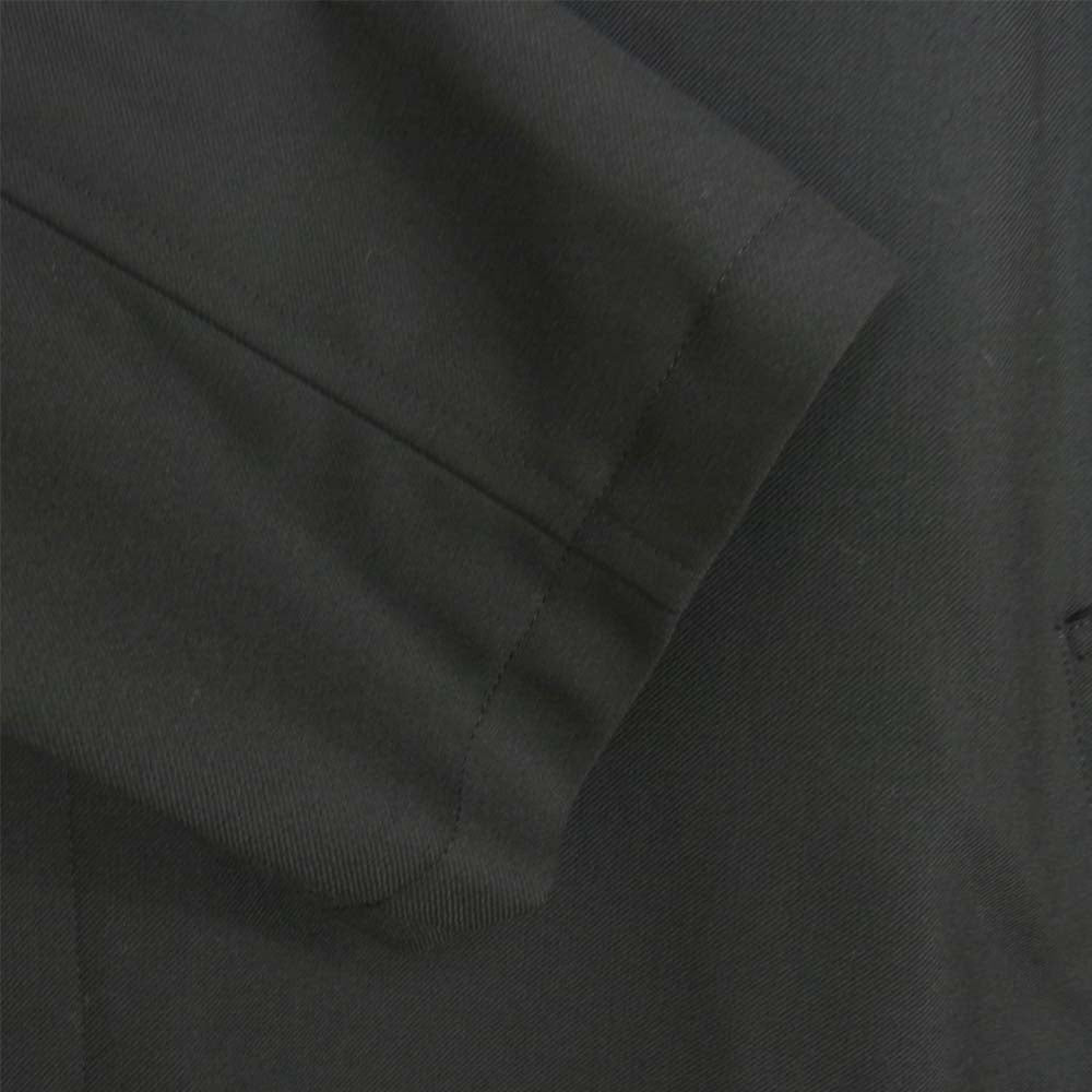 Yohji Yamamoto ヨウジヤマモト GroundY 20AW GR-J08-100 T/W Gabardine Double Long Hoodie ギャバジン ダブルロングフーディ コート ブラック系 01【新古品】【未使用】【中古】