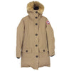 CANADA GOOSE カナダグース 2600JL BRONTE PARKA ブロンテ ダウン ジャケット コート ベージュ系 M/M【中古】