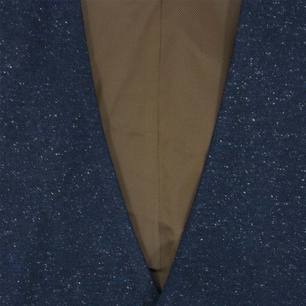 リングヂャケット RM158S02 Brewmels リネン混 シルク ベスト ジレ ネイビー系【中古】