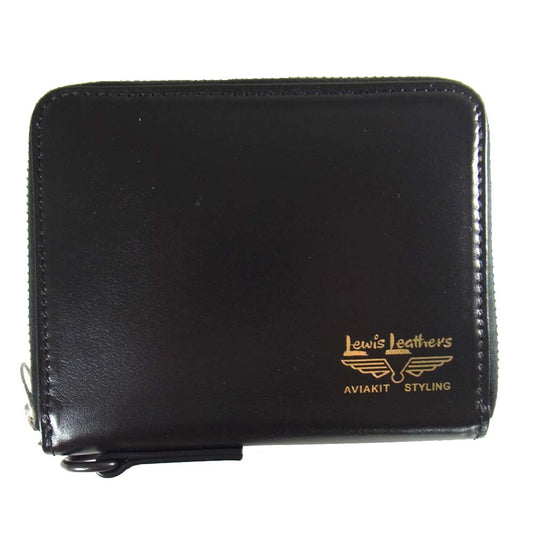 Lewis Leathers ルイスレザー × PORTER ポーター Leather Zip Wallet レザー ジップ ウォレット ブラック系【新古品】【未使用】【中古】
