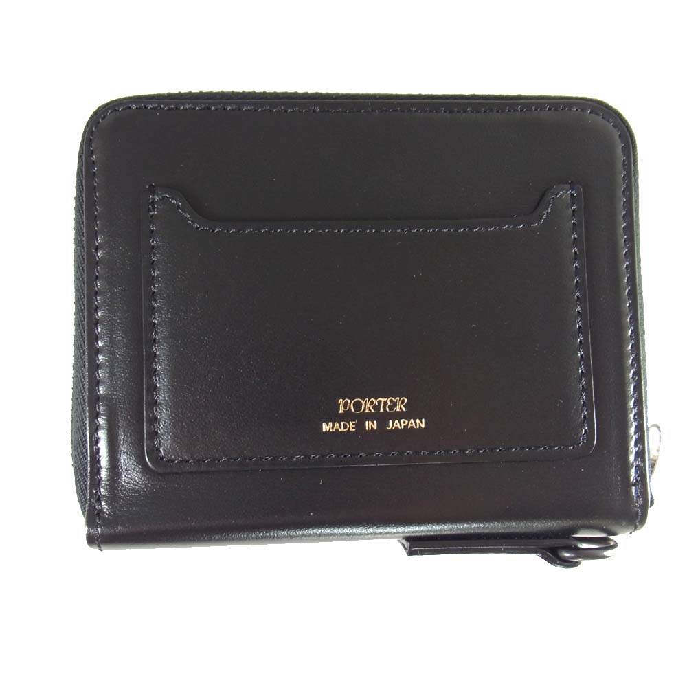 Lewis Leathers ルイスレザー × PORTER ポーター Leather Zip Wallet レザー ジップ ウォレット ブラック系【新古品】【未使用】【中古】