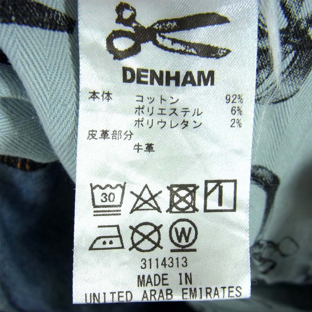 デンハム 27180-2-11506 FORGE MD リラックスフィット デニム インディゴブルー系 32【中古】