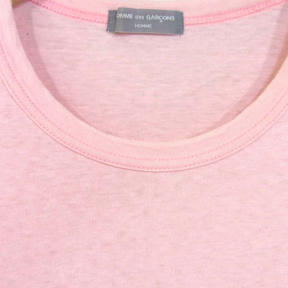 COMME des GARCONS コムデギャルソン HJ-T019 デザイン カットソー 半袖 ピンク系 表記無し【中古】
