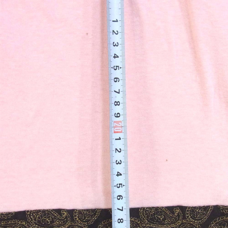 COMME des GARCONS コムデギャルソン HJ-T019 デザイン カットソー 半袖 ピンク系 表記無し【中古】