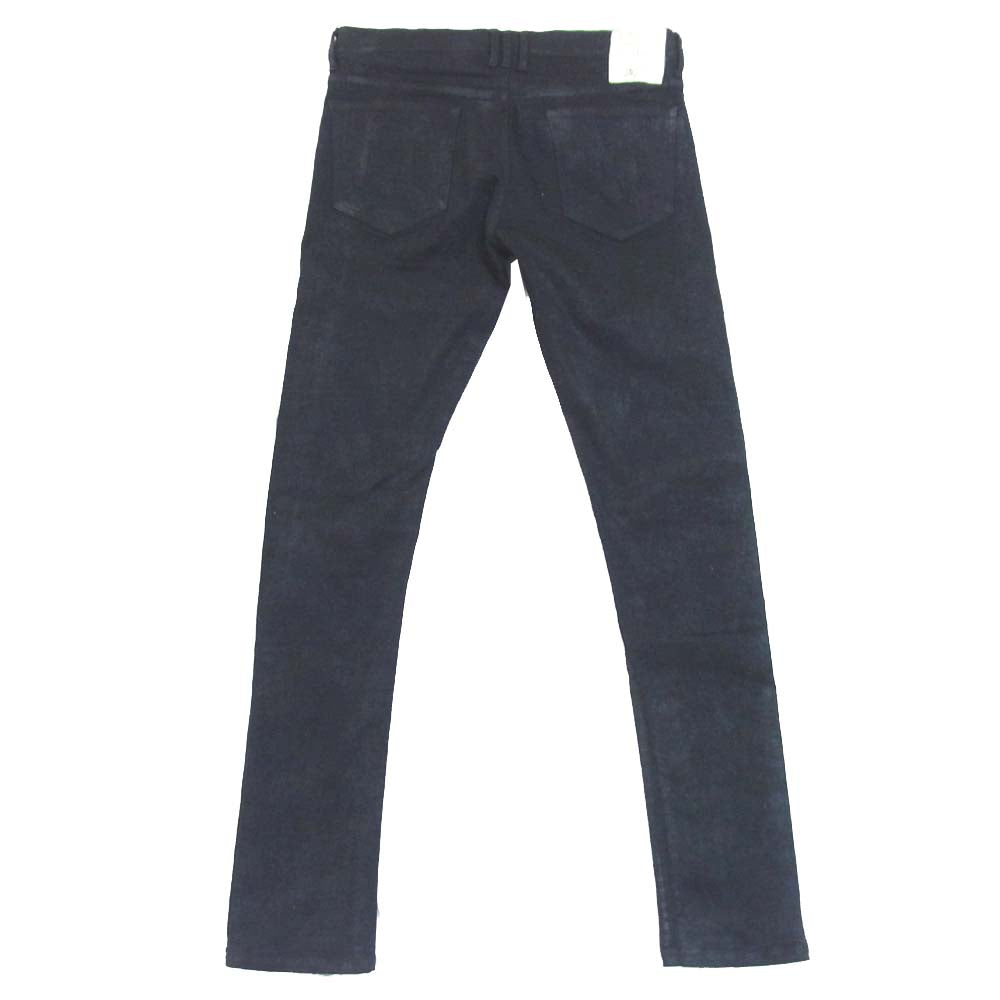 ROEN ロエン コーティング サイドライン パンツ ブラック系 30【中古】