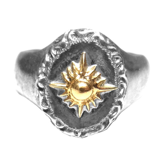 ARIZONA FREEDOM アリゾナフリーダム 18K リング シルバー系 19号【中古】