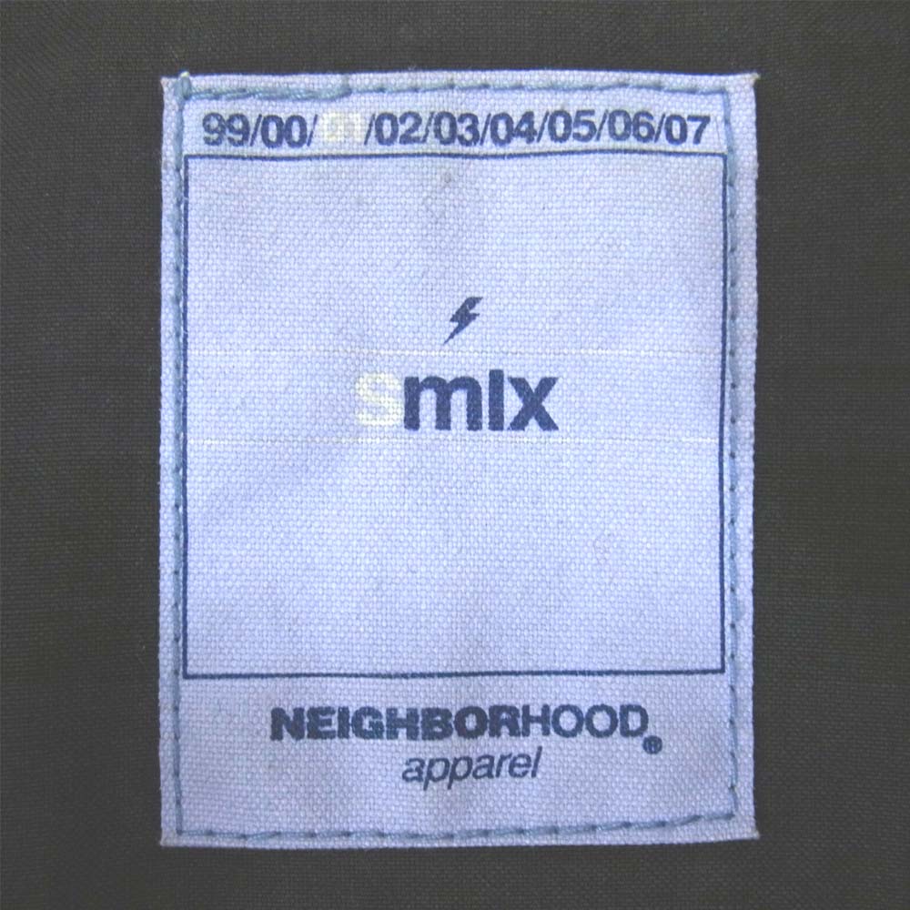 NEIGHBORHOOD ネイバーフッド ストーンウォッシュ加工 ロゴ クロスボーン シャツ チャコール系 S【中古】