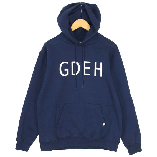 GOODENOUGH グッドイナフ 過去作 GDEH ロゴ ネイビー系 S【中古】