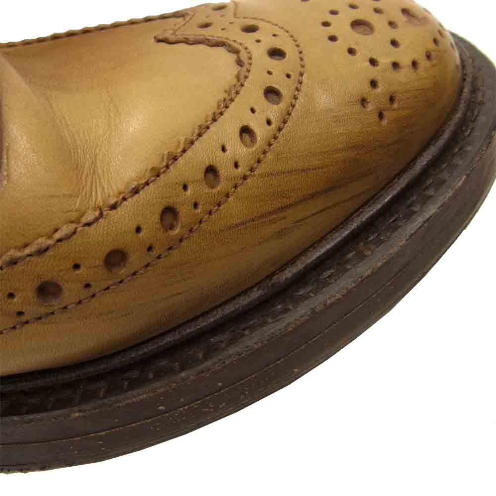 Tricker's トリッカーズ ソフネット 別注 M7143 カントリーブーツ サイドジップ ライトブラウン系 8.5【中古】