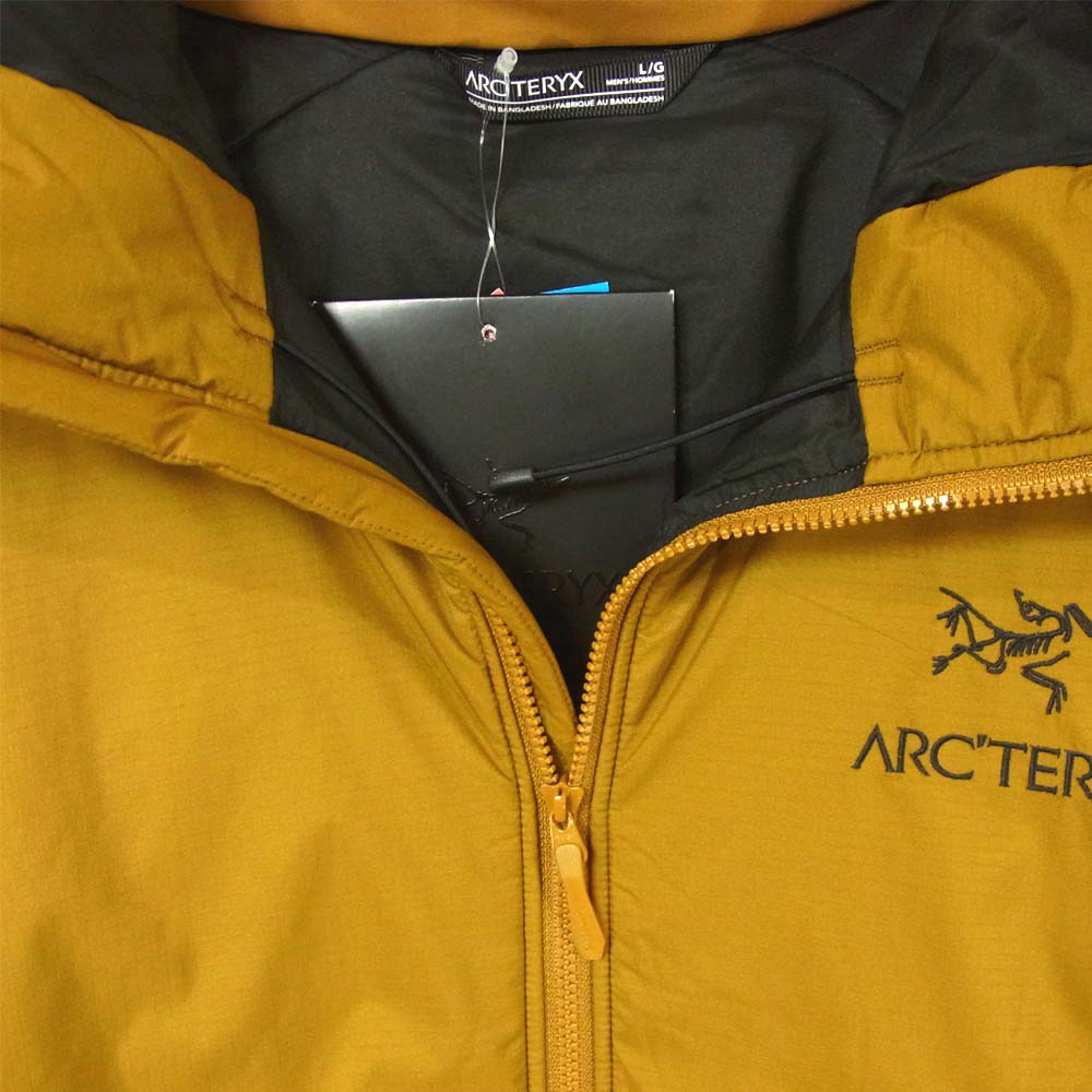 ARC'TERYX アークテリクス 24105 Atom AR Hoodie Men's アトム フーディ ジャケット 黄土色系 L【極上美品】【中古】