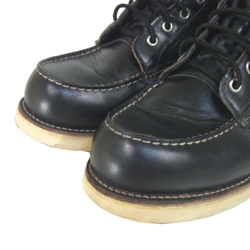 RED WING レッドウィング 8179 四角犬タグ アイリッシュセッター レザー ブーツ ブラック系 7E【中古】