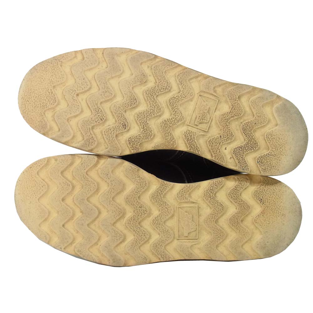 RED WING レッドウィング 8179 四角犬タグ アイリッシュセッター レザー ブーツ ブラック系 7E【中古】