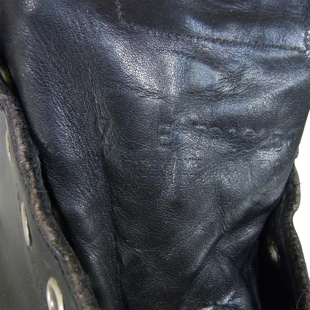 RED WING レッドウィング 8179 四角犬タグ アイリッシュセッター レザー ブーツ ブラック系 7E【中古】