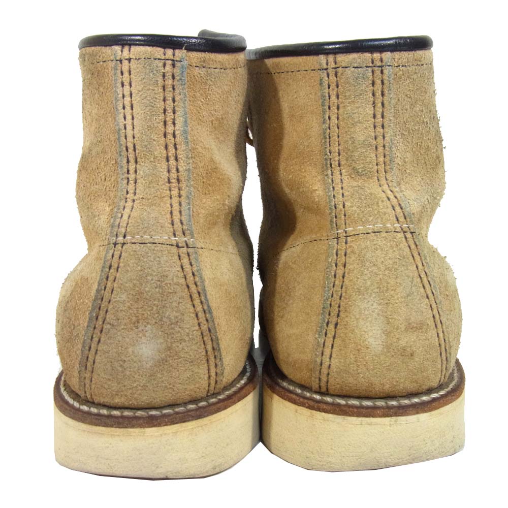 RED WING レッドウィング 8173 四角犬タグ アイリッシュセッター スウェード ブーツ ベージュ系 7E【中古】
