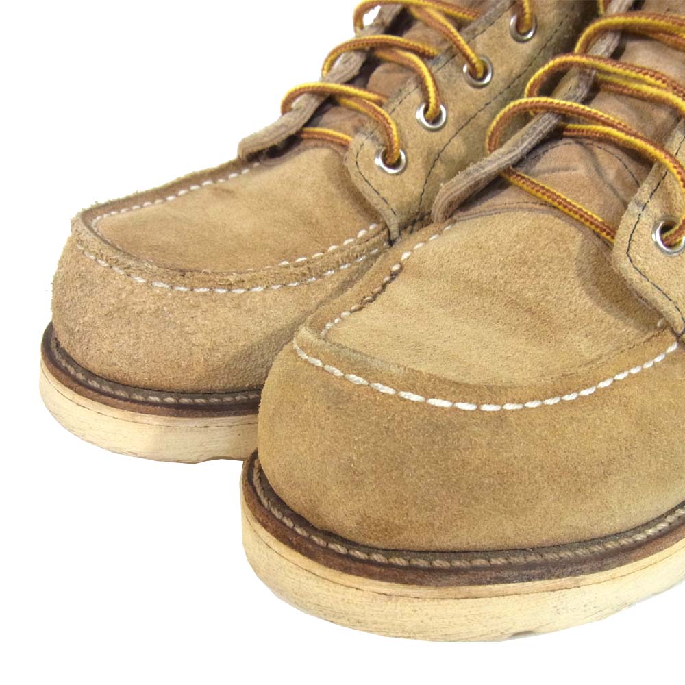 RED WING レッドウィング 8173 四角犬タグ アイリッシュセッター スウェード ブーツ ベージュ系 7E【中古】